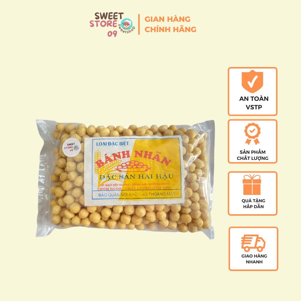 Bánh nhãn Hải Hậu (500gr)💥𝑭𝒓𝒆𝒆𝑺𝒉𝒊𝒑 + Hàng Loại 1💥 siêu giòn ngon- Bánh nhãn Nam Định