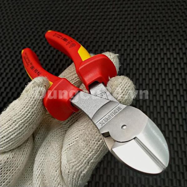 [ made in Germany ] Kìm cắt thân chéo cách điện Knipex 74-06-180 Đức