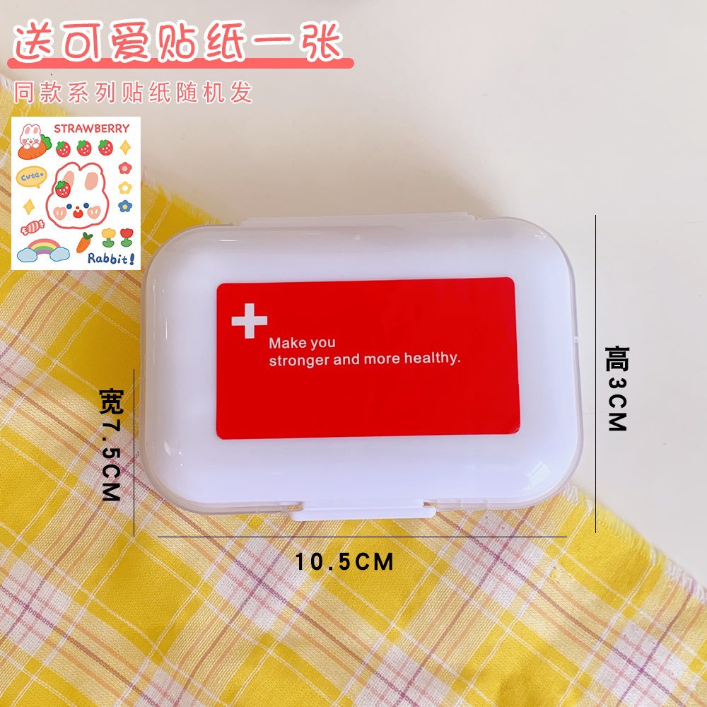 Hộp Đựng Thuốc 8 Ngăn Tiện Lợi Khi Đi Du Lịch,Hộp Nhựa Đựng Đồ Cá Nhân Mini Có Nắp lyanwn
