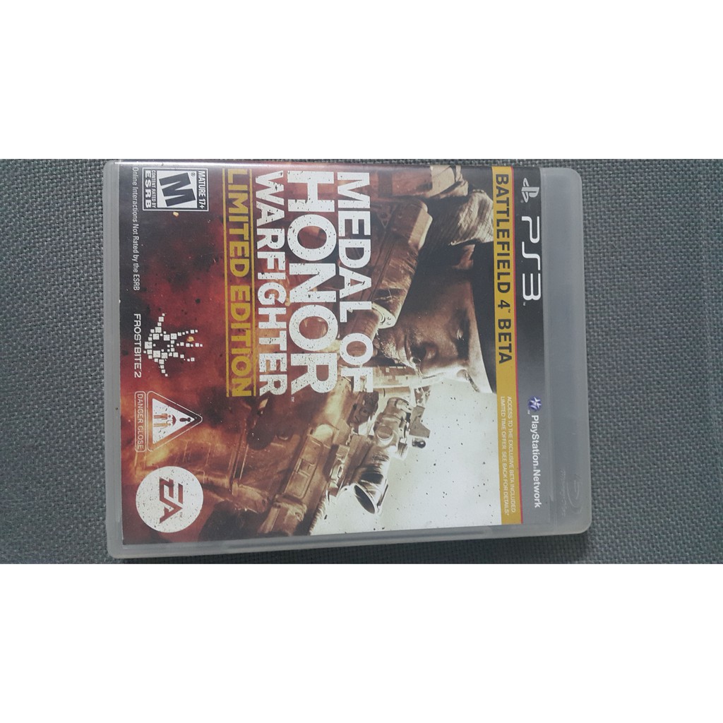 Đĩa game PS3 Medal of honor Warfighter hộp đầy đủ