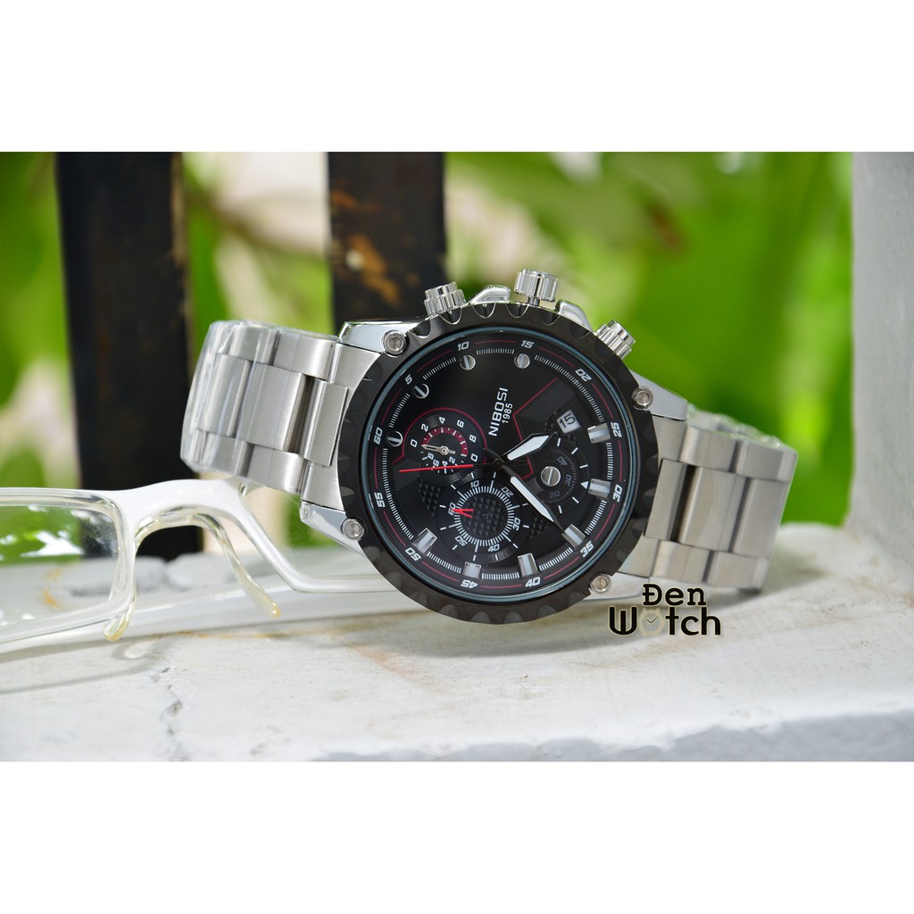 (TẶNG VÒNG TAY) Đồng hồ nam NIBOSI 2322 chính hãng, dây kim loại không gỉ, thép đúc đặc | BigBuy360 - bigbuy360.vn