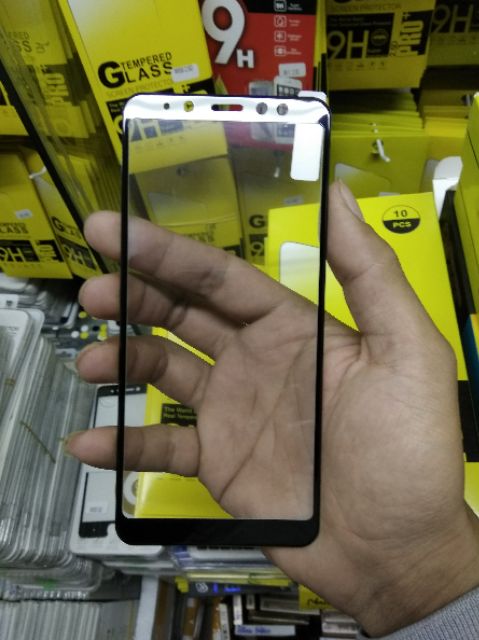 Kính cường lực full màn galaxy A8/A8 plus 2018 màu đen
