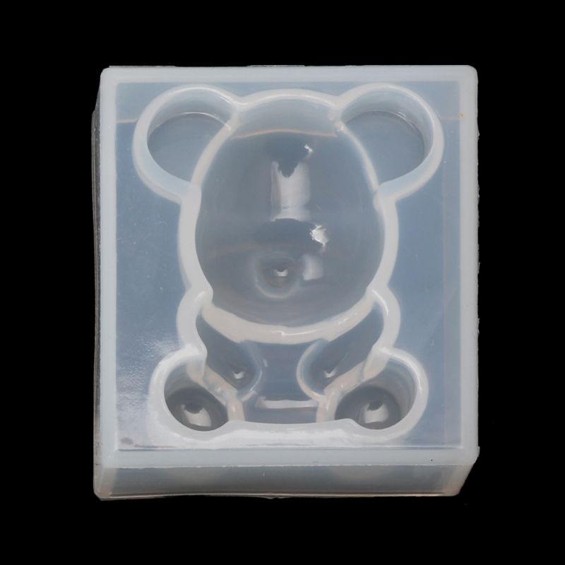 Khuôn silicone làm bánh xà phòng hình gấu gummy diy