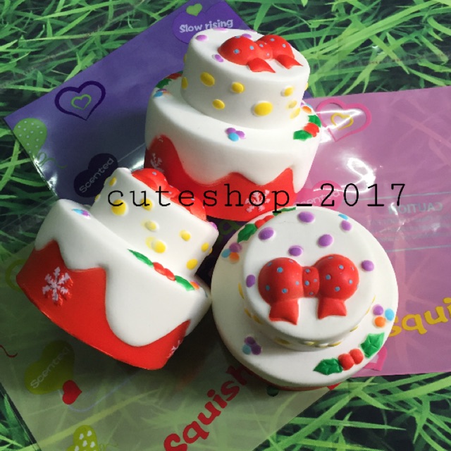 squishy bánh kem nơ tầng