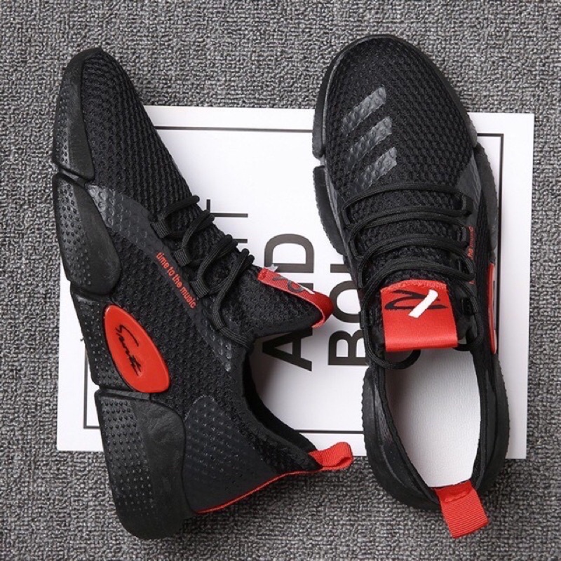 (ảnh + video ) giày sneaker thể thao nam khoá dây có nhiều màu phối với nhau