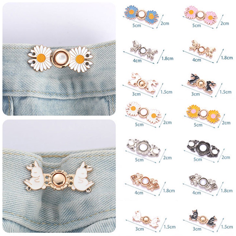 Phụ Kiện Nút Quần Jeans Bằng Kim Loại Tiện Dụng Và Bền