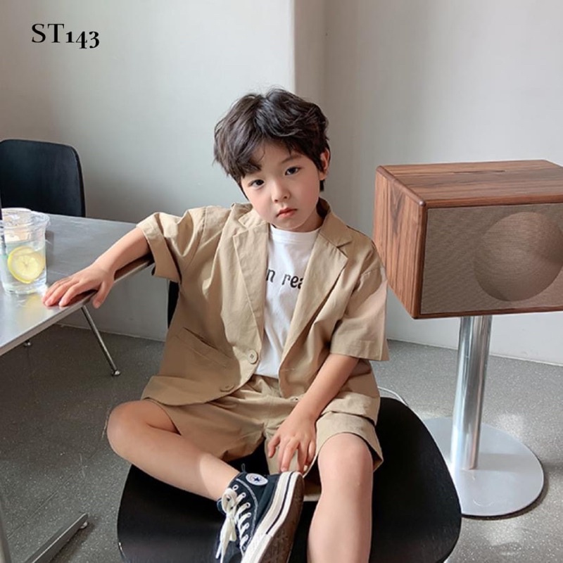 (Oder) Set vest công tử Style Hàn Quốc bé trai