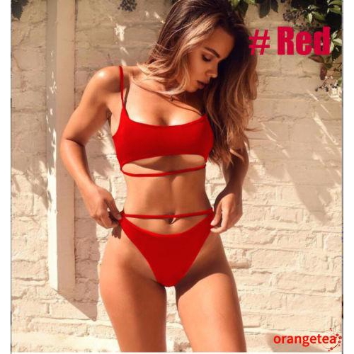 Bikini 2 mảnh nữ thiết kế nâng ngực phối dây quyến rũ nhiều màu lựa chọn | BigBuy360 - bigbuy360.vn