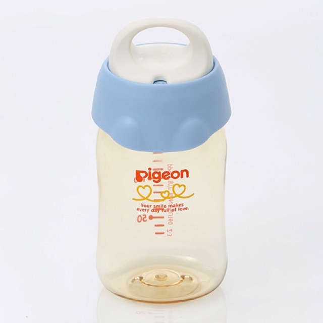Nắp trữ sữa bình sữa cổ rộng Pigeon nội địa Nhật
