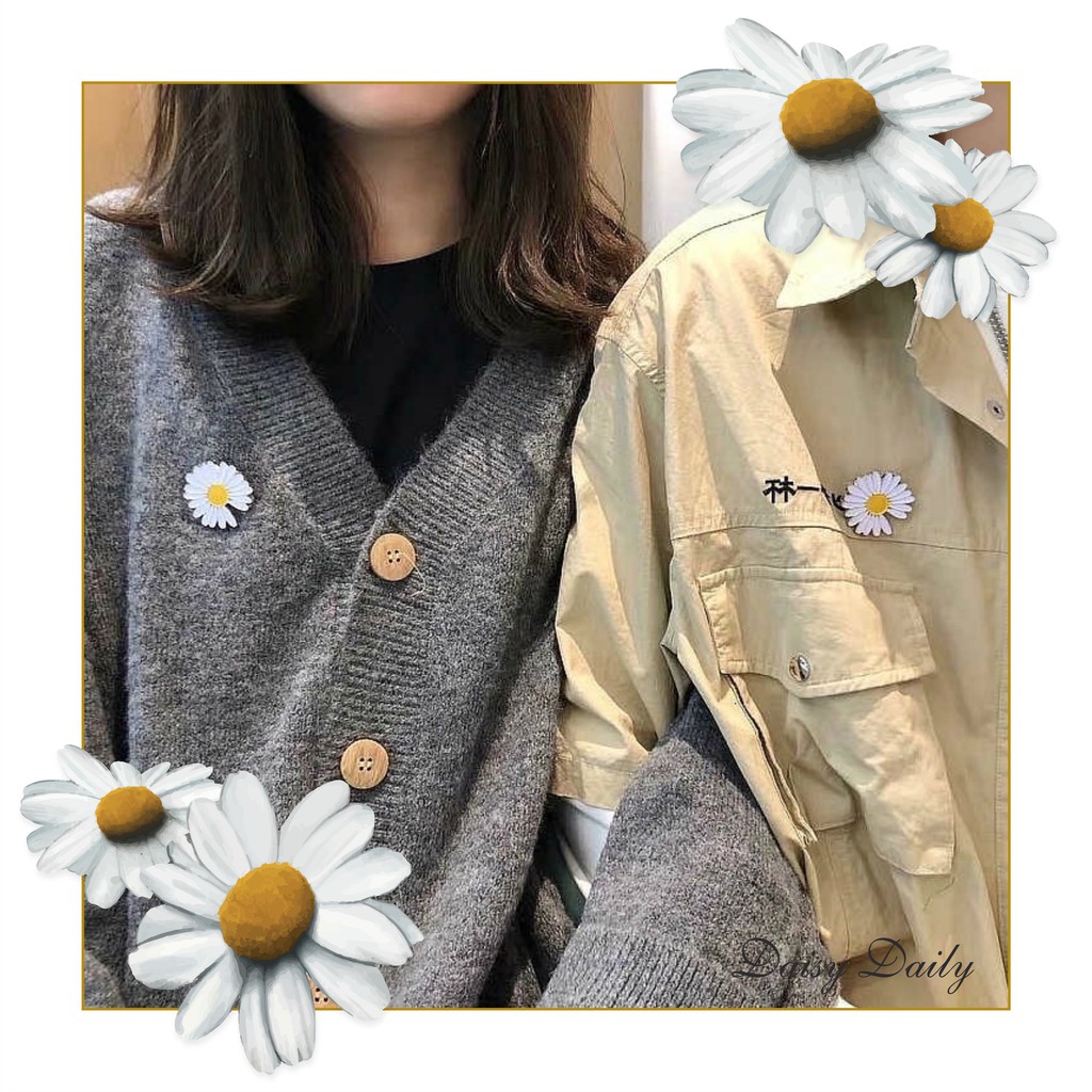 HUY HIỆU, TRÂM CÀI ÁO BALO CÚC HOẠ MI DAISY GD PEACEMINUSONE