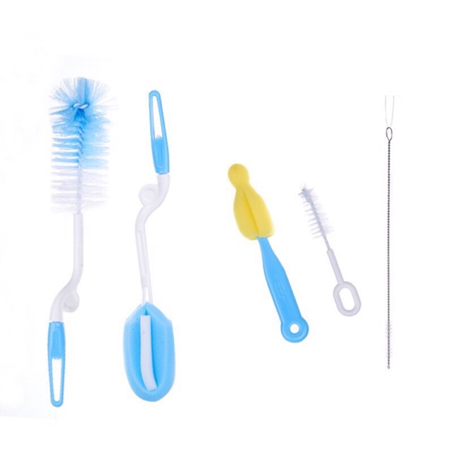 Bộ cọ rửa bình sữa 5 chi tiết