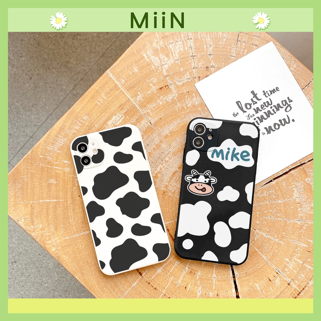 Ốp lưng iphone Mike đốm cạnh vuông 5/5s/6/6plus/6s/6splus/7/7plus/8/8plus/x/xr/xs/11/12/pro/max/plus/promax