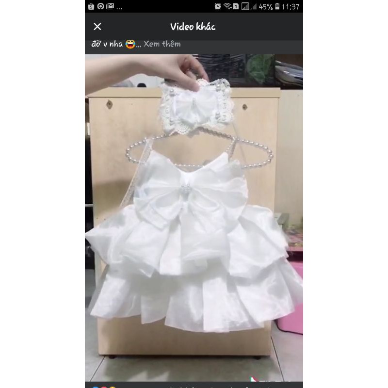 [Cute Vô Đối] Váy Đầm Cho Bé Gái Mặc Thôi Nôi (Đặt May Theo Yêu Cầu)