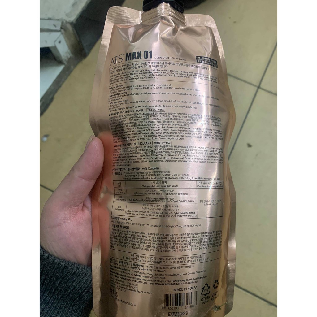 THUỐC UỐN NÓNG CAO CẤP ATS MAX 500ML