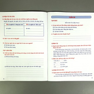 Vở Thực Hành Tiếng Việt - Lớp 4 (Tập 1-2)