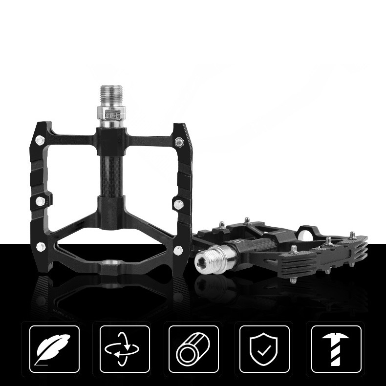 PEDAL CARBON KNIGHT | Bàn Đạp Xe Đạp Thể Thao