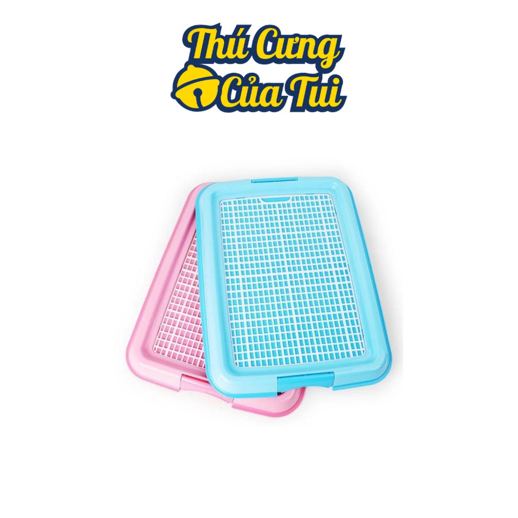 Khay Vệ Sinh Cho Chó Lưới Chữ Nhật Size Lớn Nhỏ - Thú Cưng Của Tui