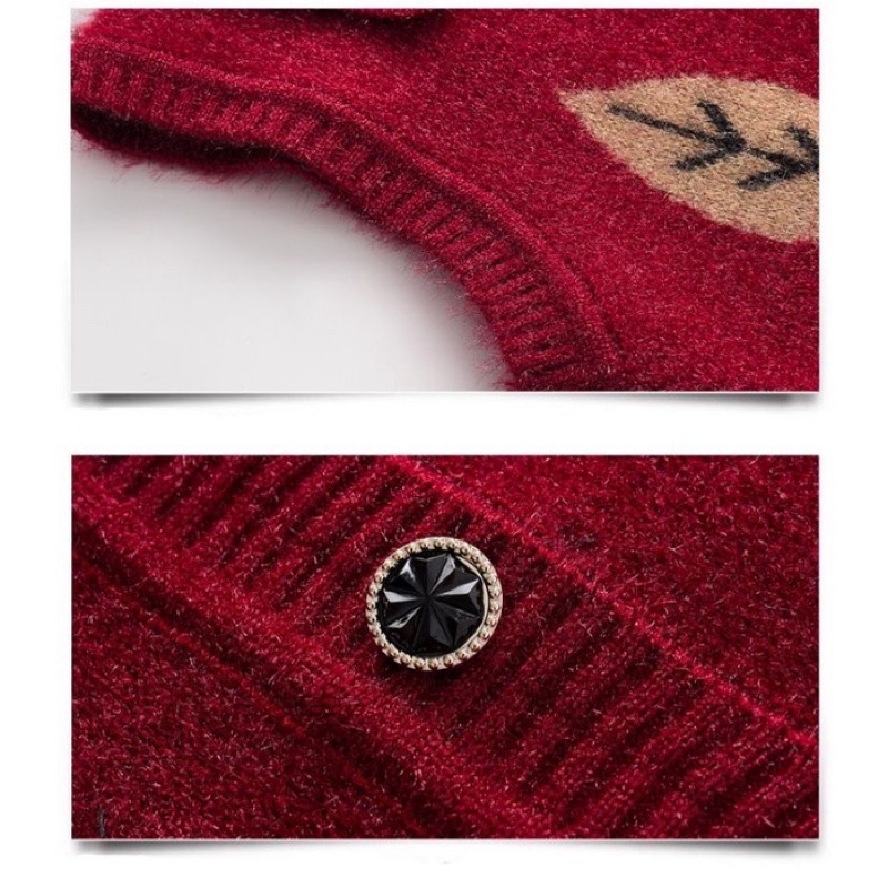 Áo gile len trung niên cho bà, mẹ