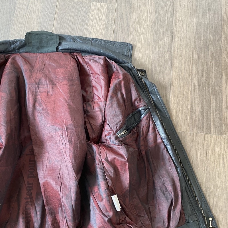 Áo Leather Bomber Jacket 2hand