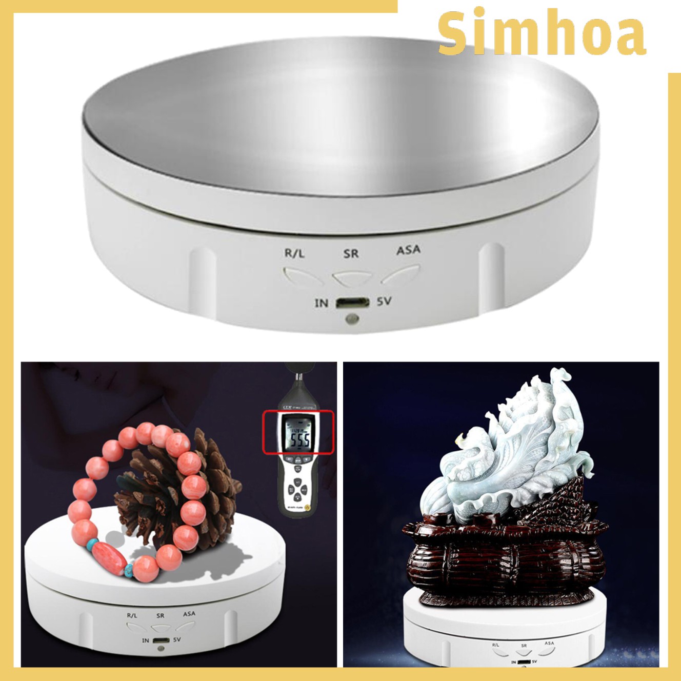 Đế Xoay 360 Độ Trưng Bày Trang Sức