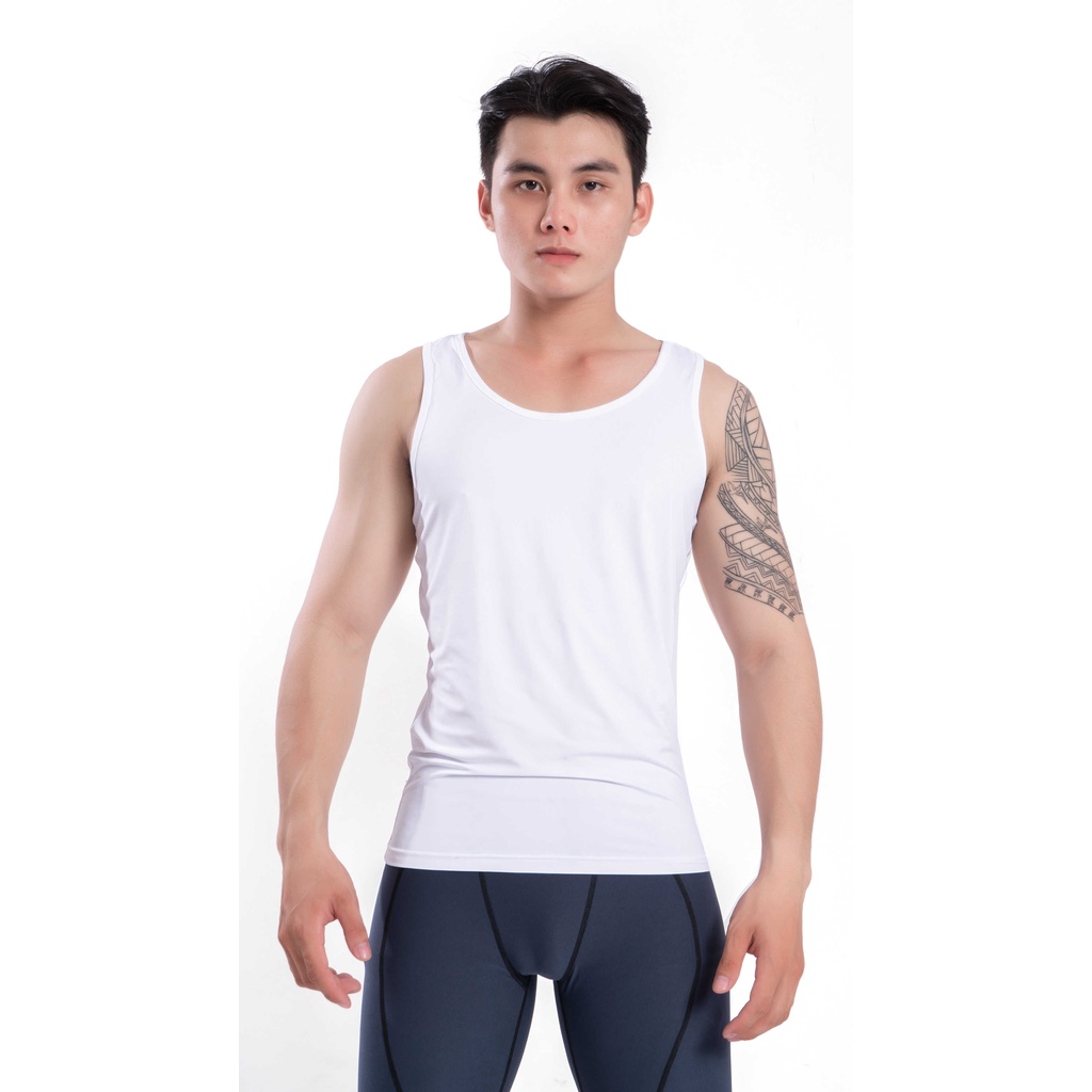 Áo ba lỗ nam TSLA tanktop thể thao thoáng mát vận động thoải mái thấm hút tốt co giãn chống UV tập gym bóng đá bóng