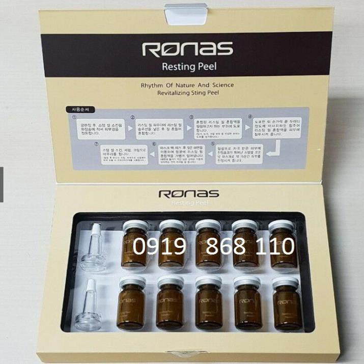 Bộ Vi Kim Tảo Biển Ronas Resting Peel Chính hãng