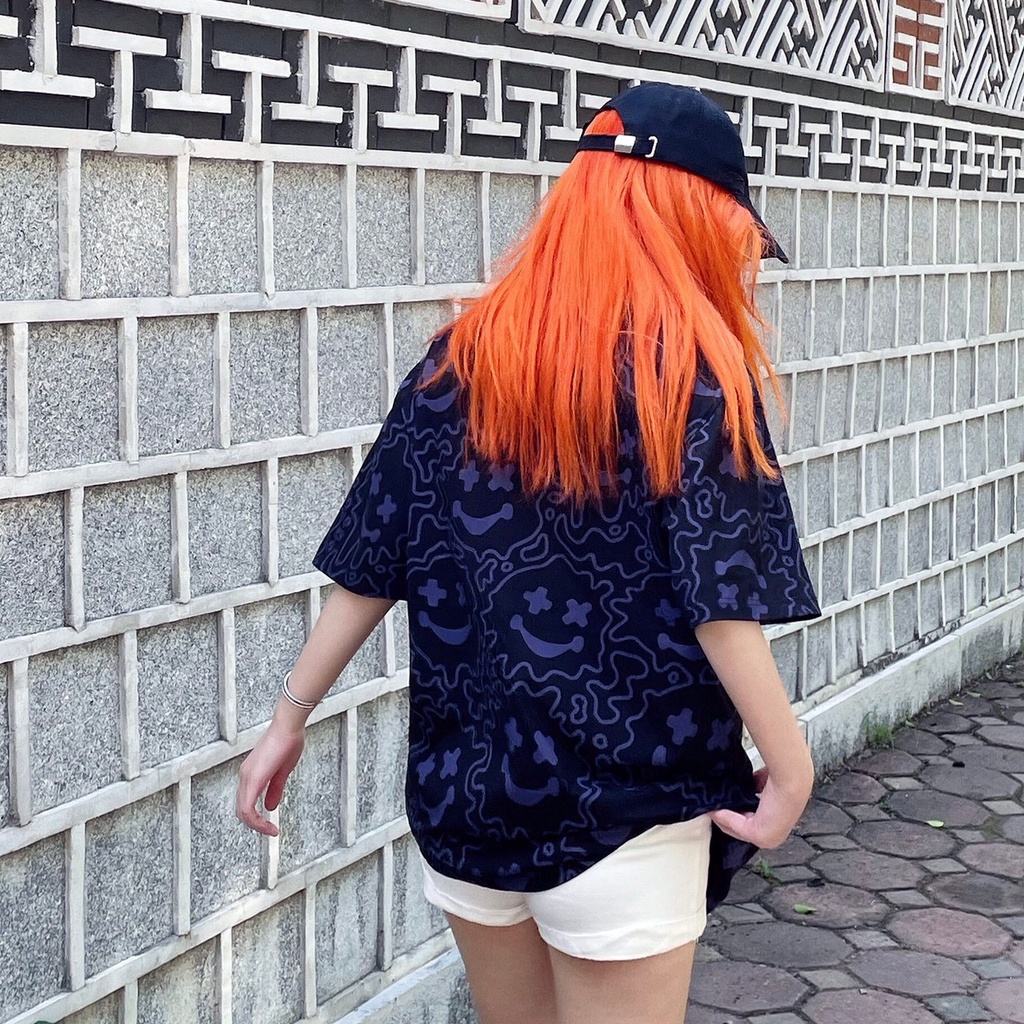 Áo phông nam nữ, T-shirt thun unisex tay lỡ, tee cổ tròn ClownZ Smile Melting Face form rộng nhiều màu in tràn