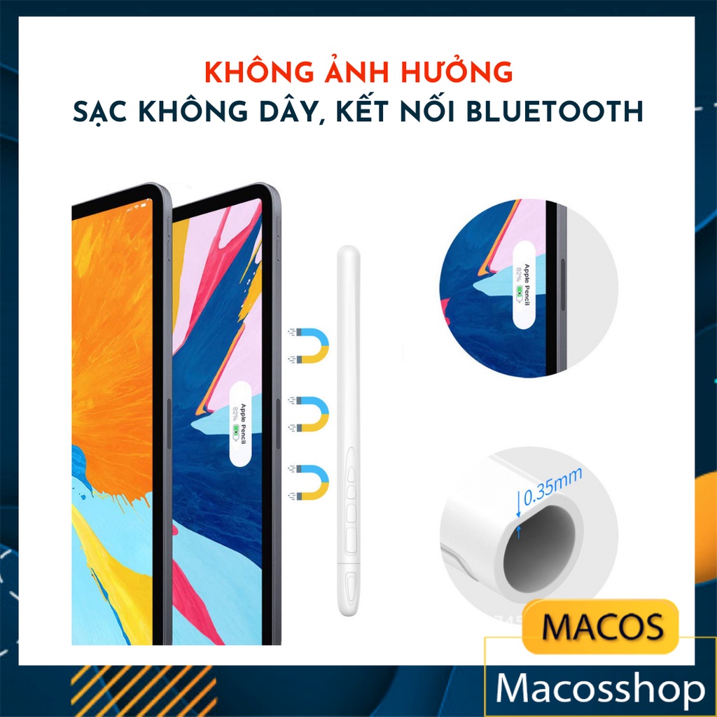 Vỏ case cho Apple Pencil 2 bao bọc bút silicon chống va đập (AP04)