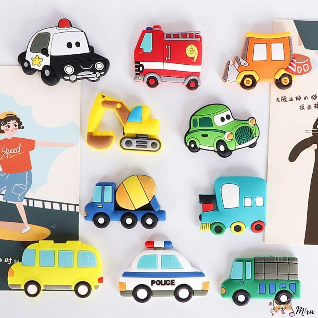 Nam Châm Tủ Lạnh PVC Phương Tiện Giao Thông Xe Máy Bay Cho Bé Trang Trí Bàn Học, Đính Note MIRA-PVC79001