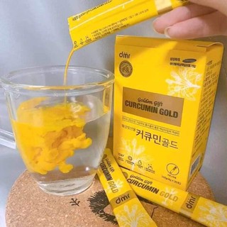 Tinh chất Nghệ Nano Curcumin Gold Hàn Quốc hộp 60 gói - Hàng Chính Hãng