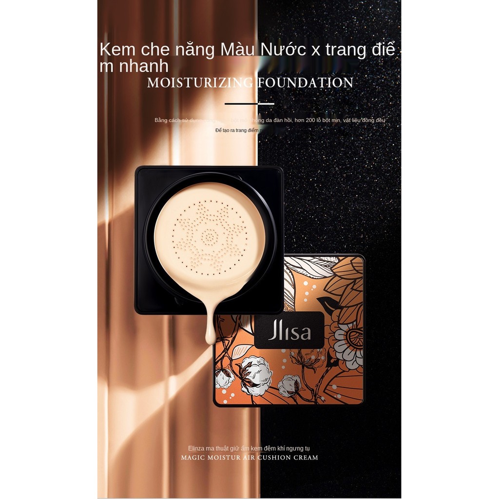 (Hàng Mới Về) Phấn Nước JLISA Màu Tự Nhiên Và Dưỡng Ẩm Da kem nền Air Cushion Bb Cream Cho mĩ phẩm nội địa trung 20g | BigBuy360 - bigbuy360.vn