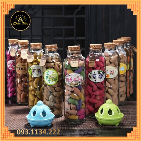 Nụ trầm hương khói ngược cao cấp chai thủy tinh
