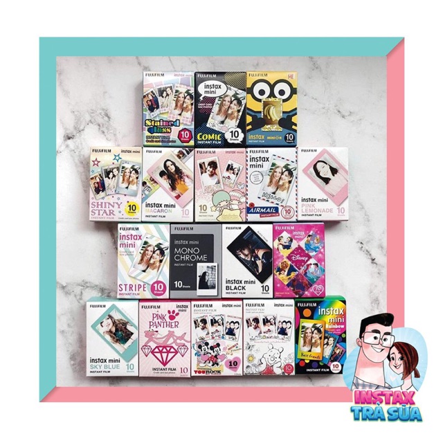 FILM INSTAX MINI - VIỀN HÌNH CÁC LOẠI (hàng chính hãng Fujifilm Instax) - Date cao