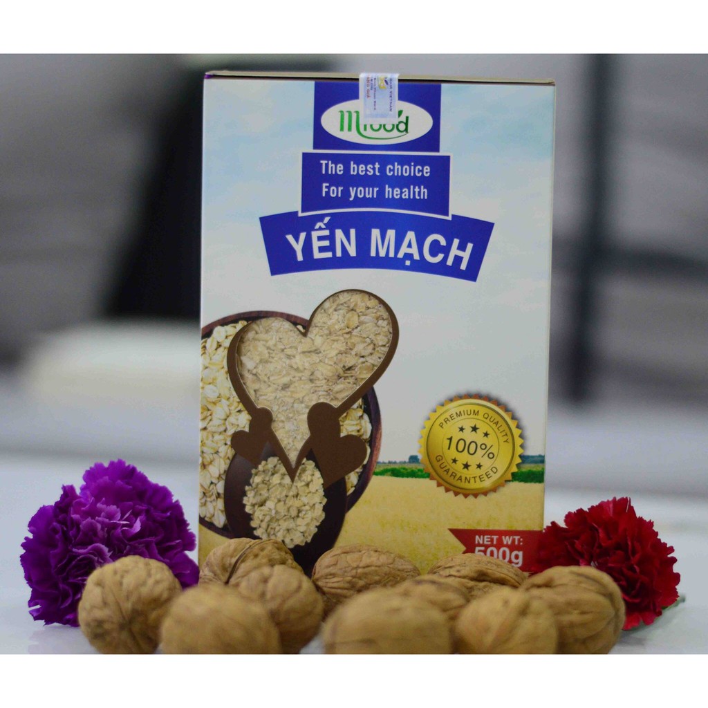 Yến Mạch Nguyên Hạt Cán Mỏng Mfood 500g