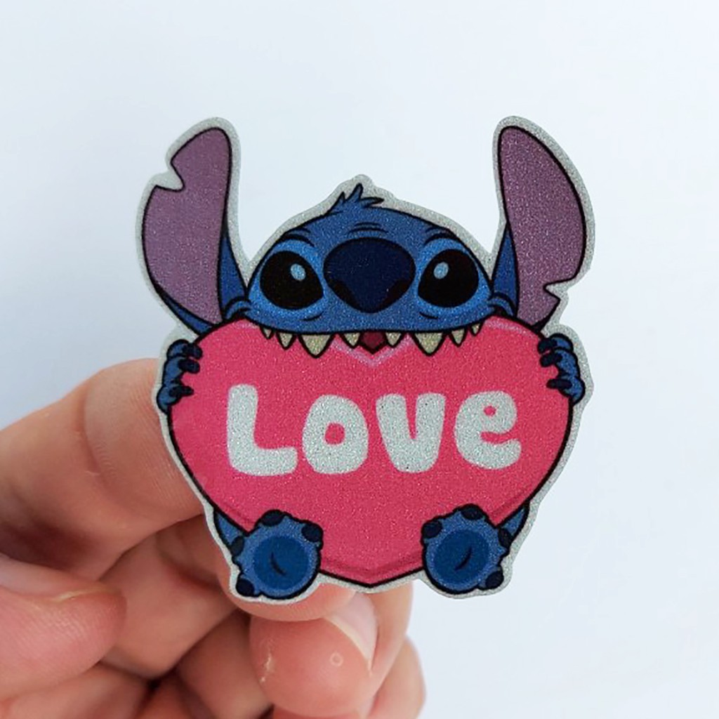 Bộ 6 sticker Stitch siêu dễ thương. Miếng dán được cắt sẳn có màng bảo vệ chống nước chống trầy.