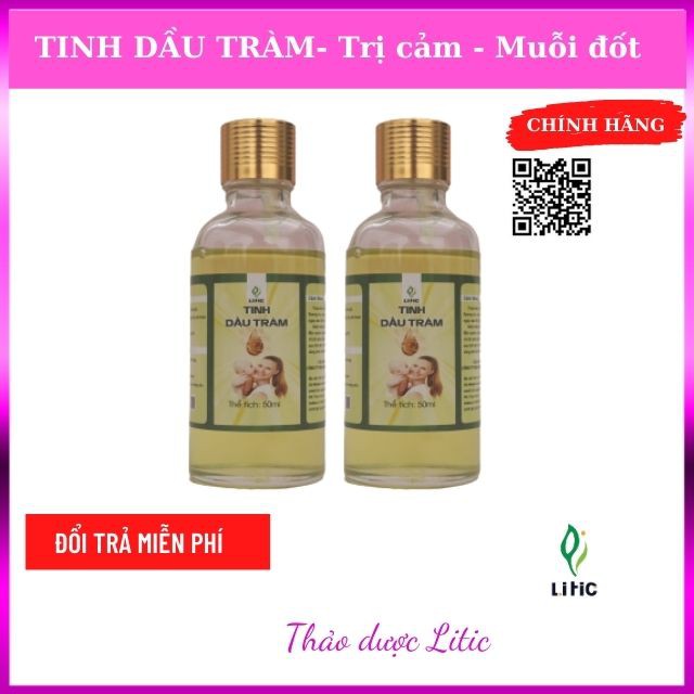 Tinh dầu tràm chống gió, cảm ho, thơm phòng, đuổi muỗi, côn trung cắn MDT