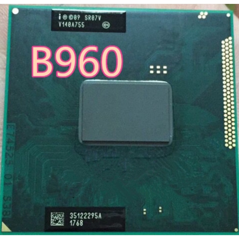 Cpu laptop intel B960; T6600