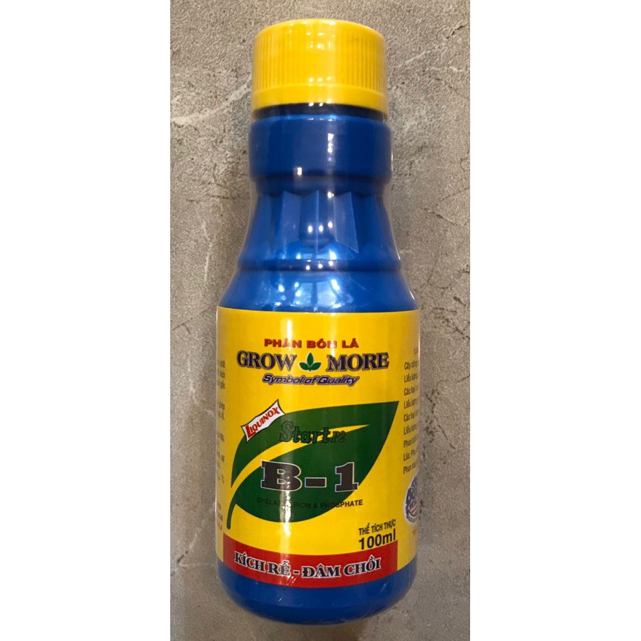 Phân bón lá vitamin B1 growmore 100ml giá rẻ