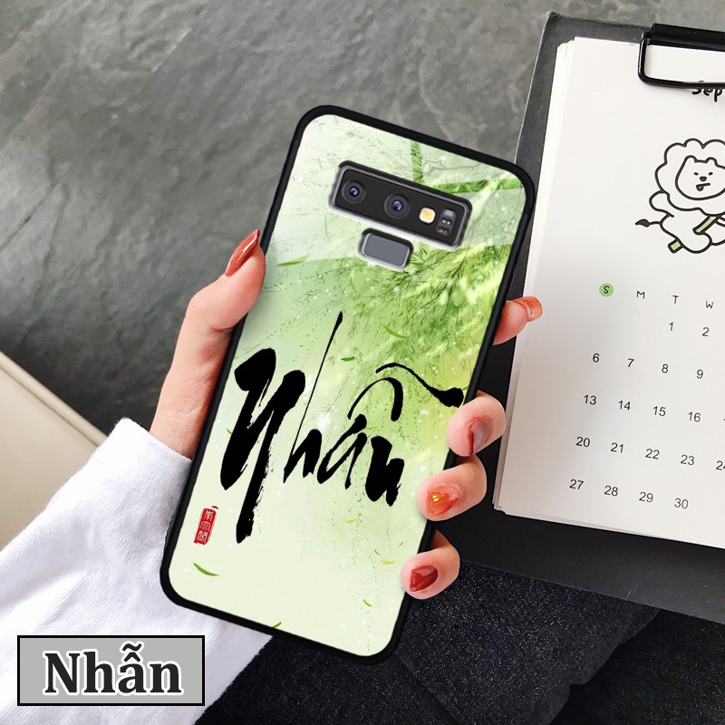 [Mã ELORDER5 giảm 10k đơn 20k] Ốp lưng Samsung Galaxy Note 9 - In chữ thư pháp