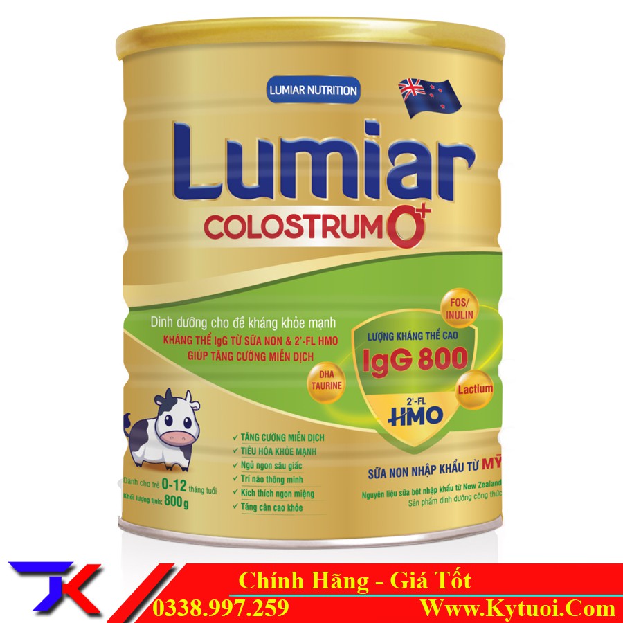 Sữa LUMIAR COLOSTRUM 0+ 800G