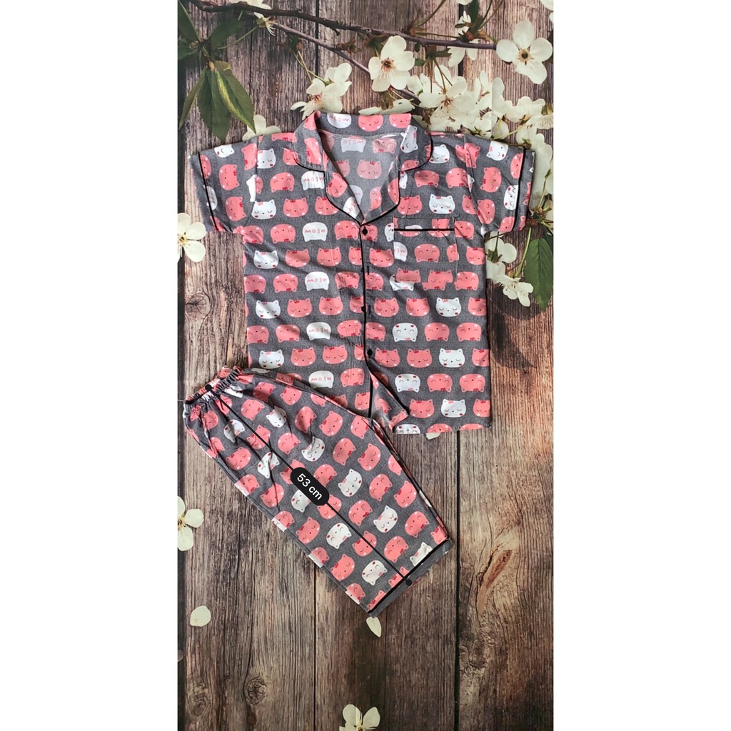 BỘ PIZAMA lửng( lỡ) KATE thái L1 (45-58kg) | BigBuy360 - bigbuy360.vn