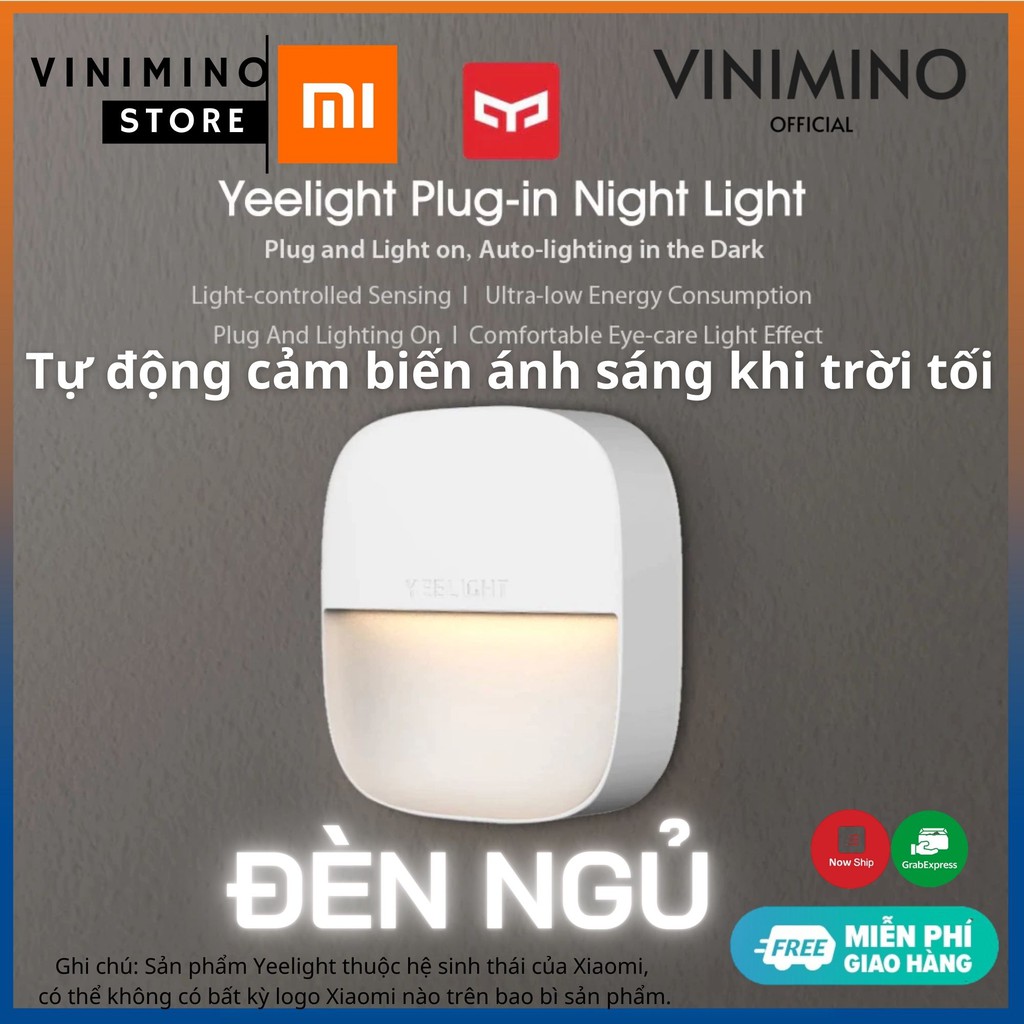 Đèn ngủ Yeelight Plug-in Night Light (Xiaomi Yeelight - Sản phẩm thuộc hệ sinh thái Xiaomi) | Vinimino