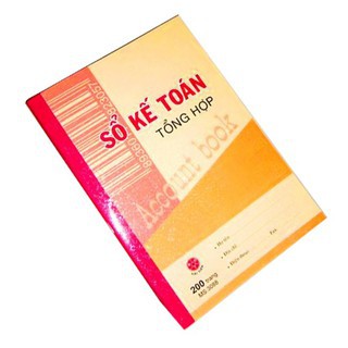 Sổ kế toán tổng hợp a4 - 200 trang/260 trang/320 trang