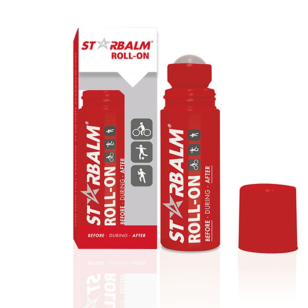 Chai lăn làm nóng cơ STARBALM Roll - On 75ml dùng trước và sau khi chơi thể thao