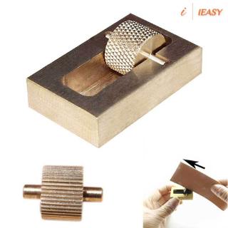 IE❤Leather Craft Making Tool Oil Painting Box+2 Rollers Brass Making Sewing Tools