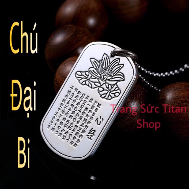 Dây chuyền chú đại bi hoa sen