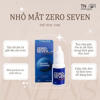 Nhỏ mắt cho kính áp tròng lens mắt Zero - Seven 15ml