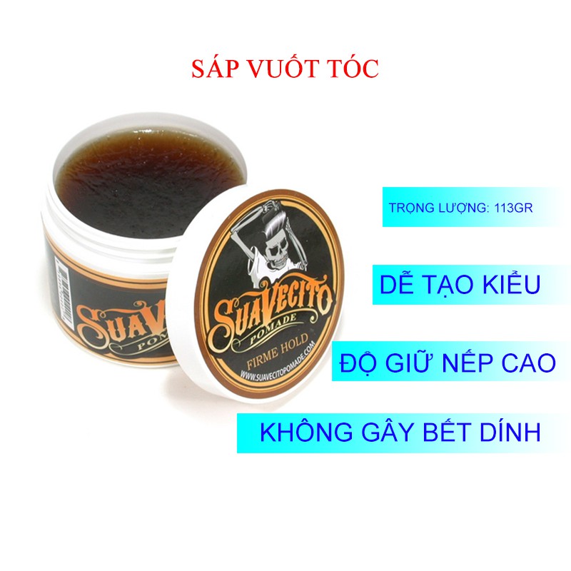 Sáp Vuốt Tóc Suavecito Pomade MN22