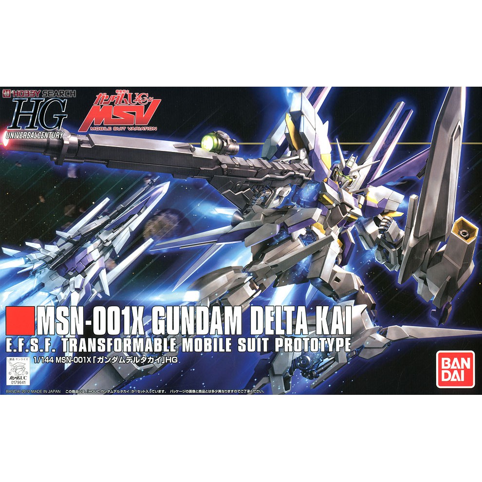 Mô Hình Lắp Ráp HG UC MSN-001X Gundam Delta Kai