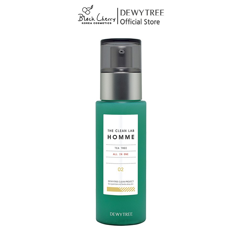 Kem dưỡng da cho nam chống lão hóa chiết xuất trà xanh Dewytree The Clean Lab Homme Tea Tree All In One 150ml